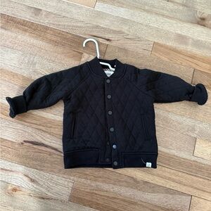 SVRN Code Black Quilted Jacket